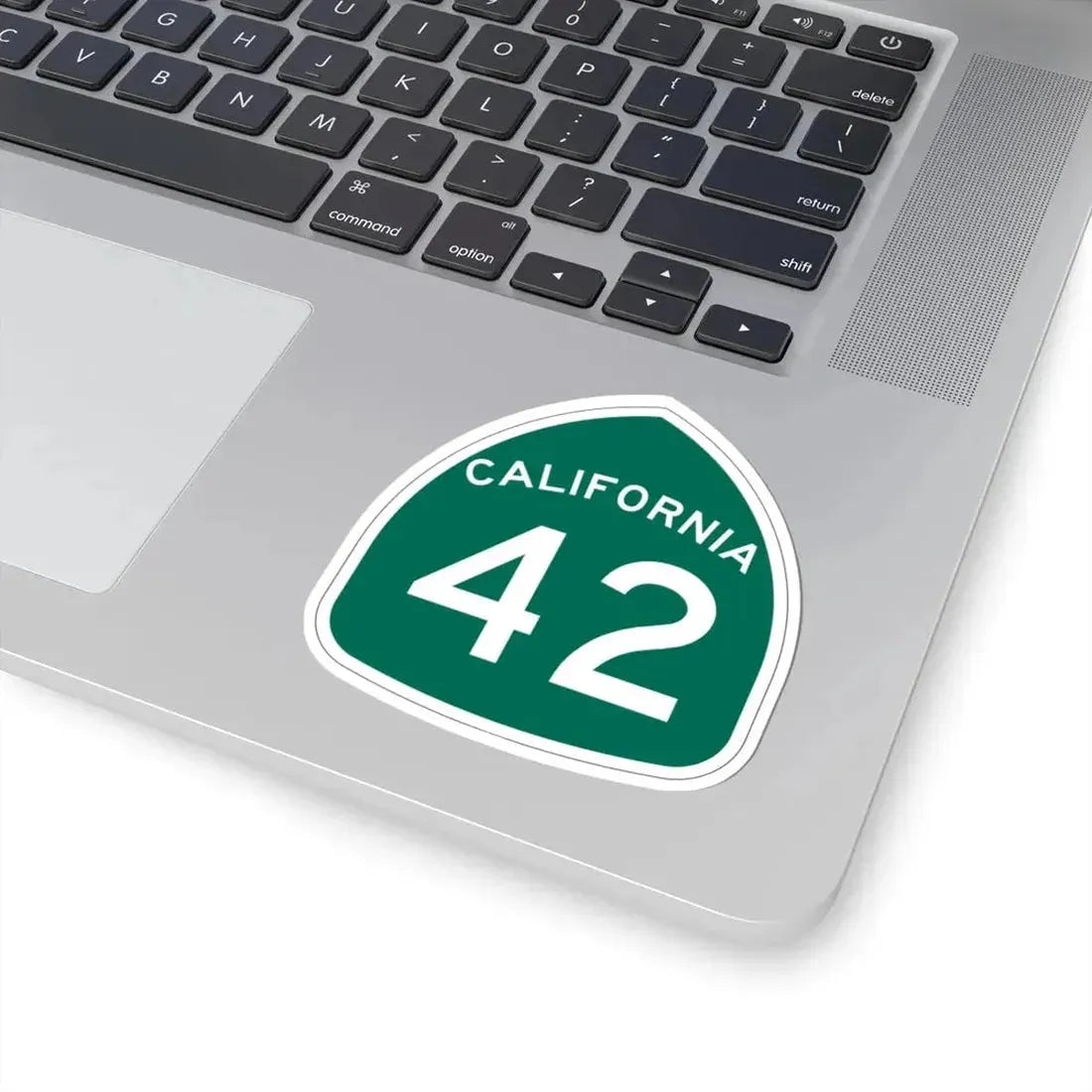 California 42 (California) (Road Sign) STICKER Vinyl Kiss-Cut Decal - The Sticker Space