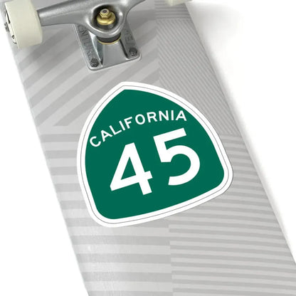 California 45 (California) (Road Sign) STICKER Vinyl Kiss-Cut Decal - The Sticker Space