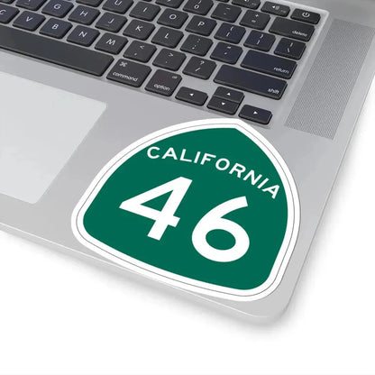 California 46 (California) (Road Sign) STICKER Vinyl Kiss-Cut Decal - The Sticker Space