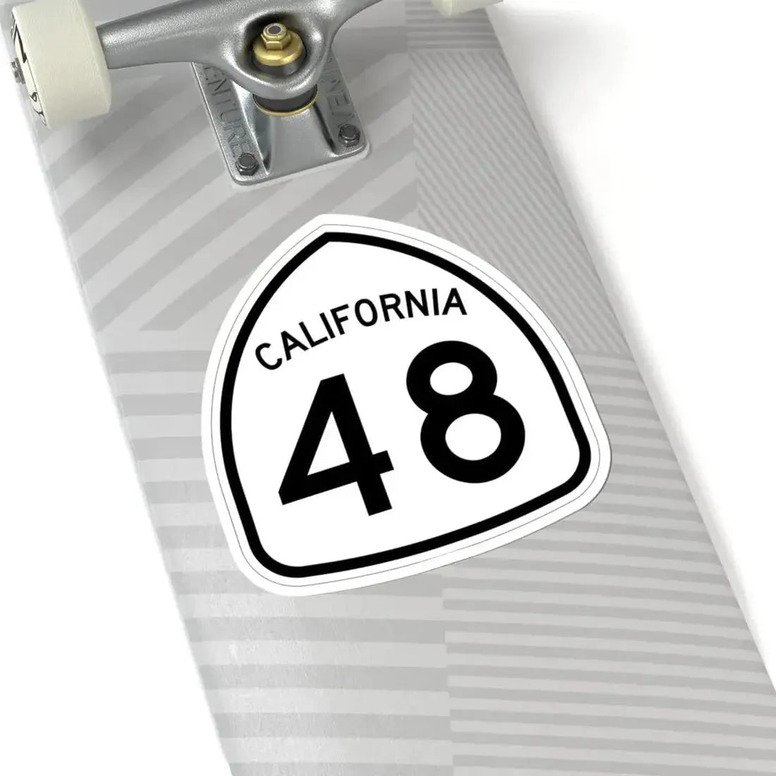 California 48 1957 (California) (Road Sign) STICKER Vinyl Kiss-Cut Decal - The Sticker Space