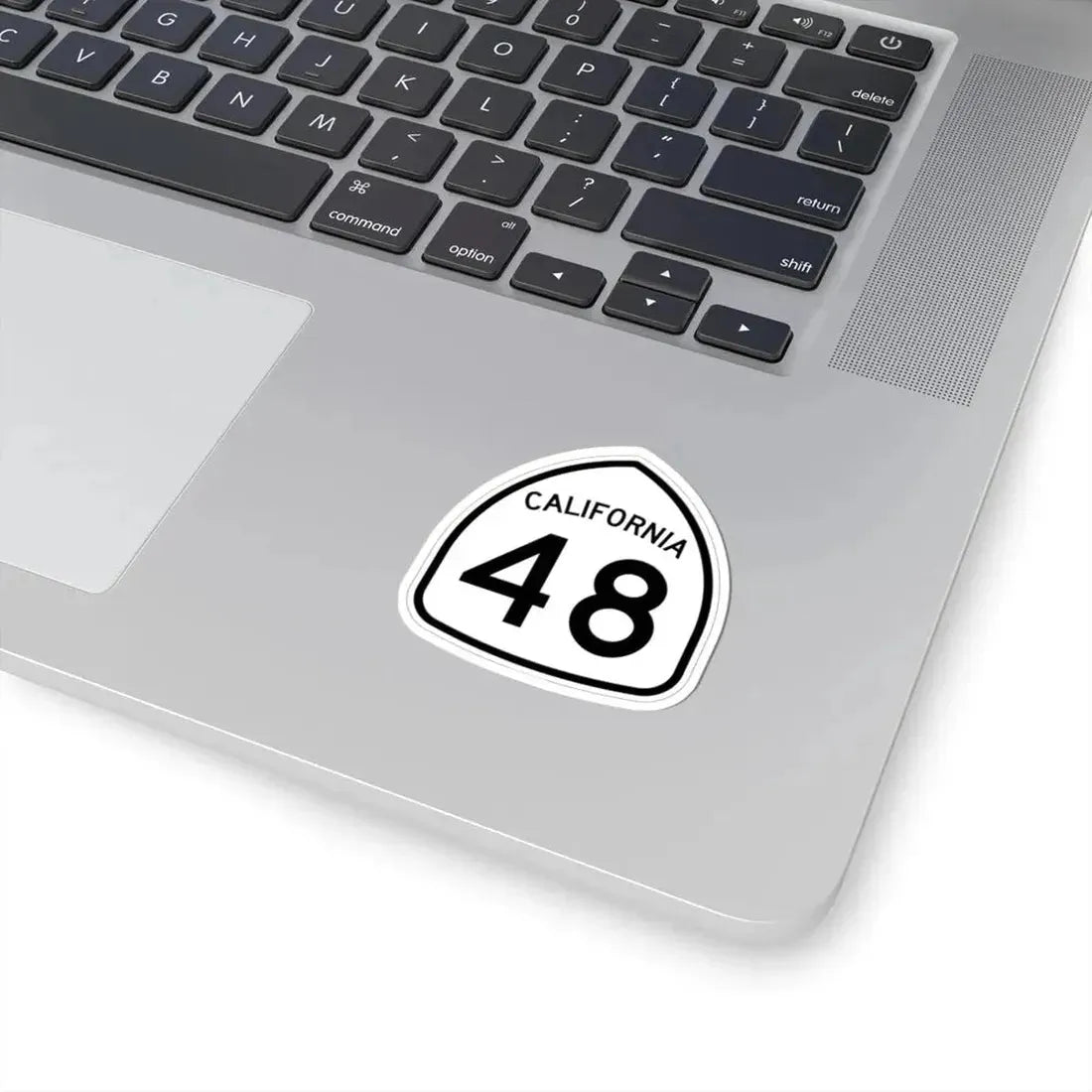 California 48 1957 (California) (Road Sign) STICKER Vinyl Kiss-Cut Decal - The Sticker Space