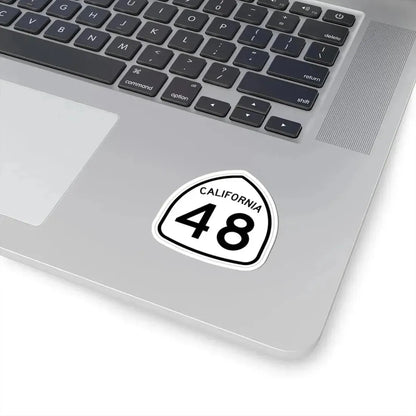 California 48 1957 (California) (Road Sign) STICKER Vinyl Kiss-Cut Decal - The Sticker Space
