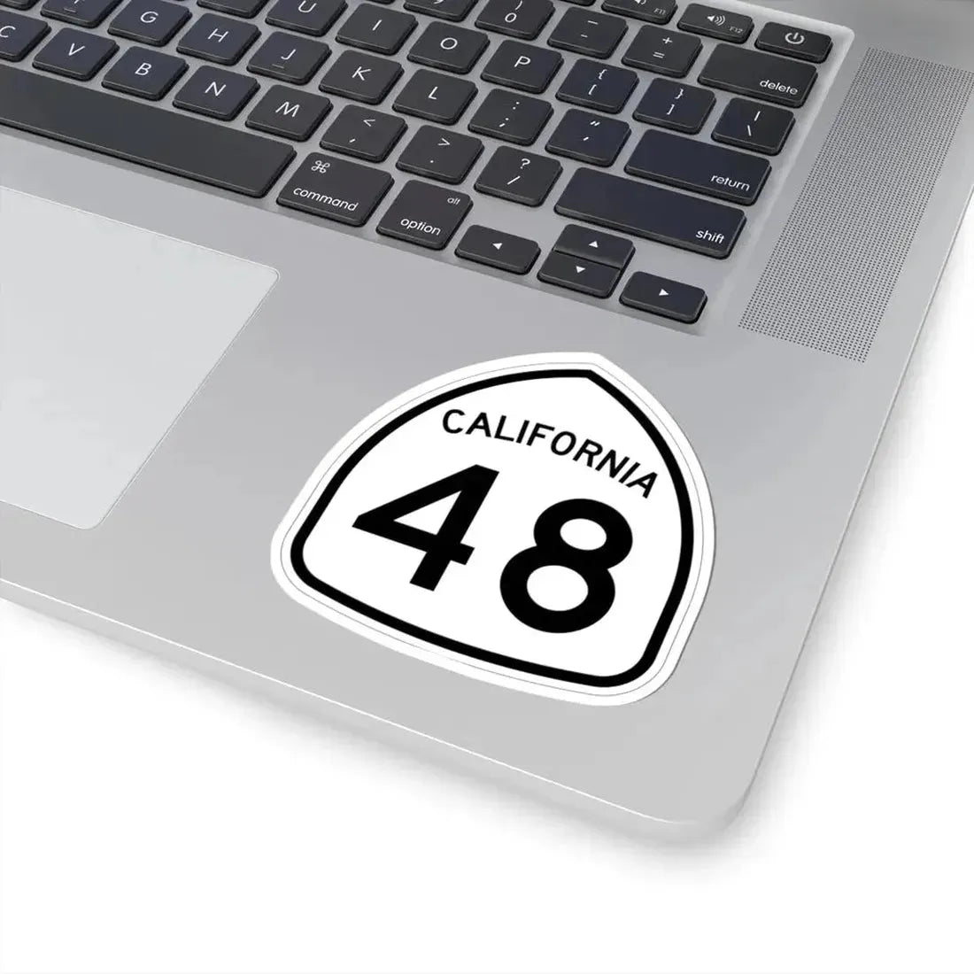 California 48 1957 (California) (Road Sign) STICKER Vinyl Kiss-Cut Decal - The Sticker Space