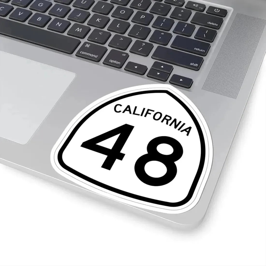 California 48 1957 (California) (Road Sign) STICKER Vinyl Kiss-Cut Decal - The Sticker Space