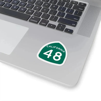 California 48 (California) (Road Sign) STICKER Vinyl Kiss-Cut Decal - The Sticker Space
