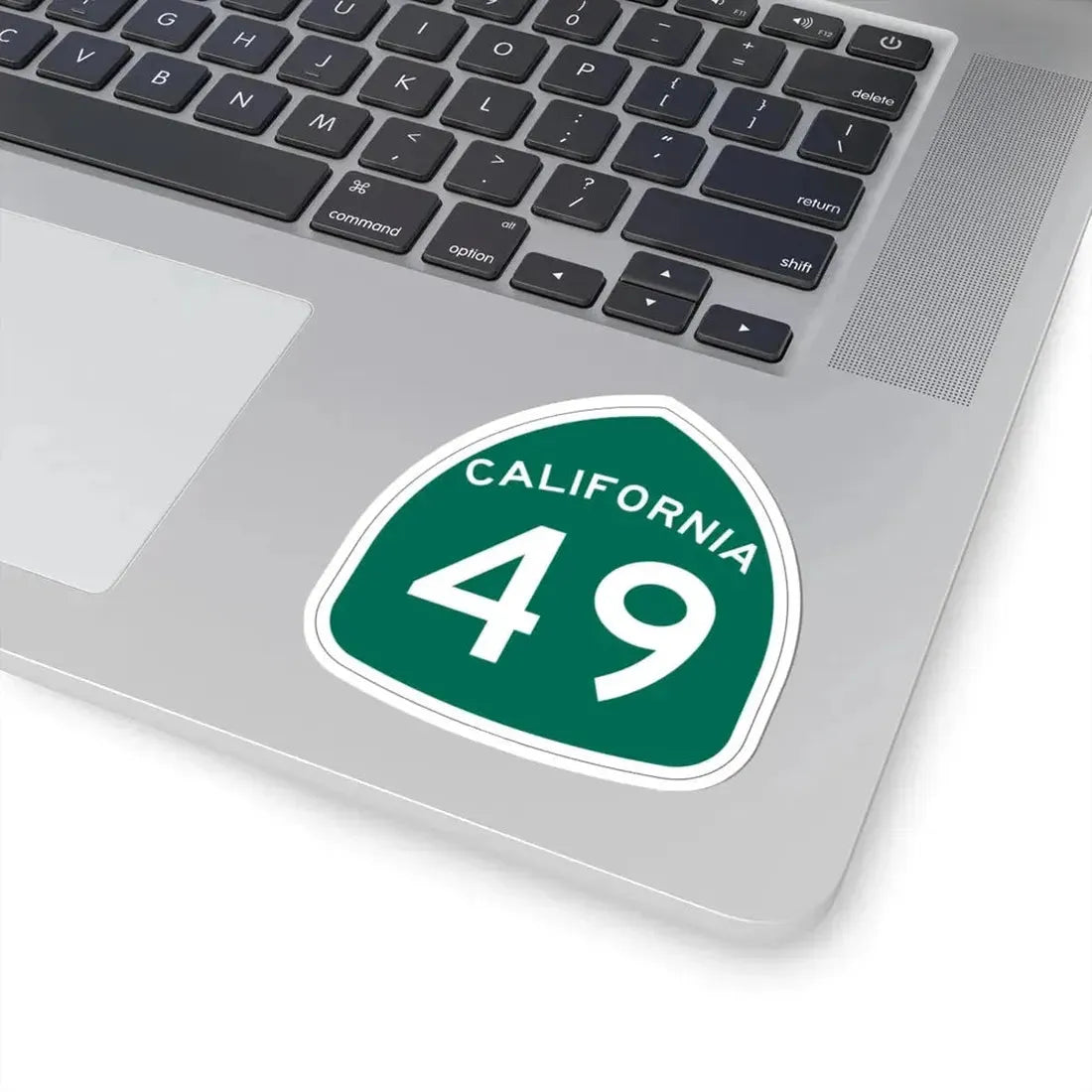 California 49 (California) (Road Sign) STICKER Vinyl Kiss-Cut Decal - The Sticker Space