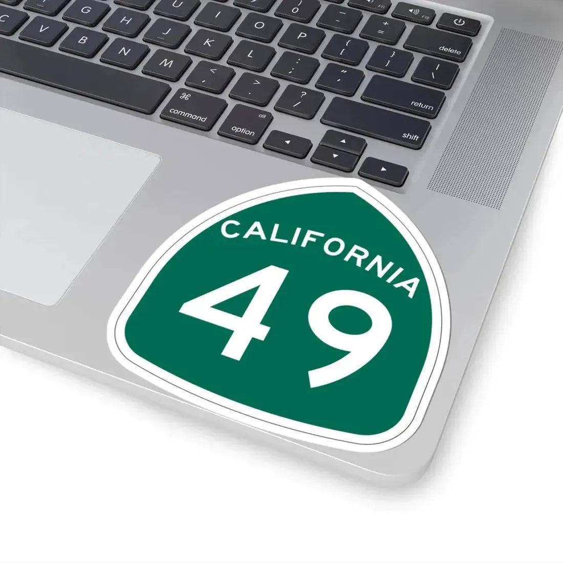 California 49 (California) (Road Sign) STICKER Vinyl Kiss-Cut Decal - The Sticker Space