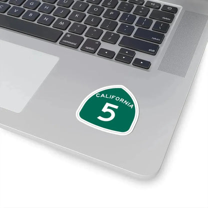California 5 (California) (Road Sign) STICKER Vinyl Kiss-Cut Decal - The Sticker Space