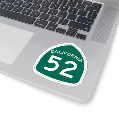 California 52 (California) (Road Sign) STICKER Vinyl Kiss-Cut Decal - The Sticker Space