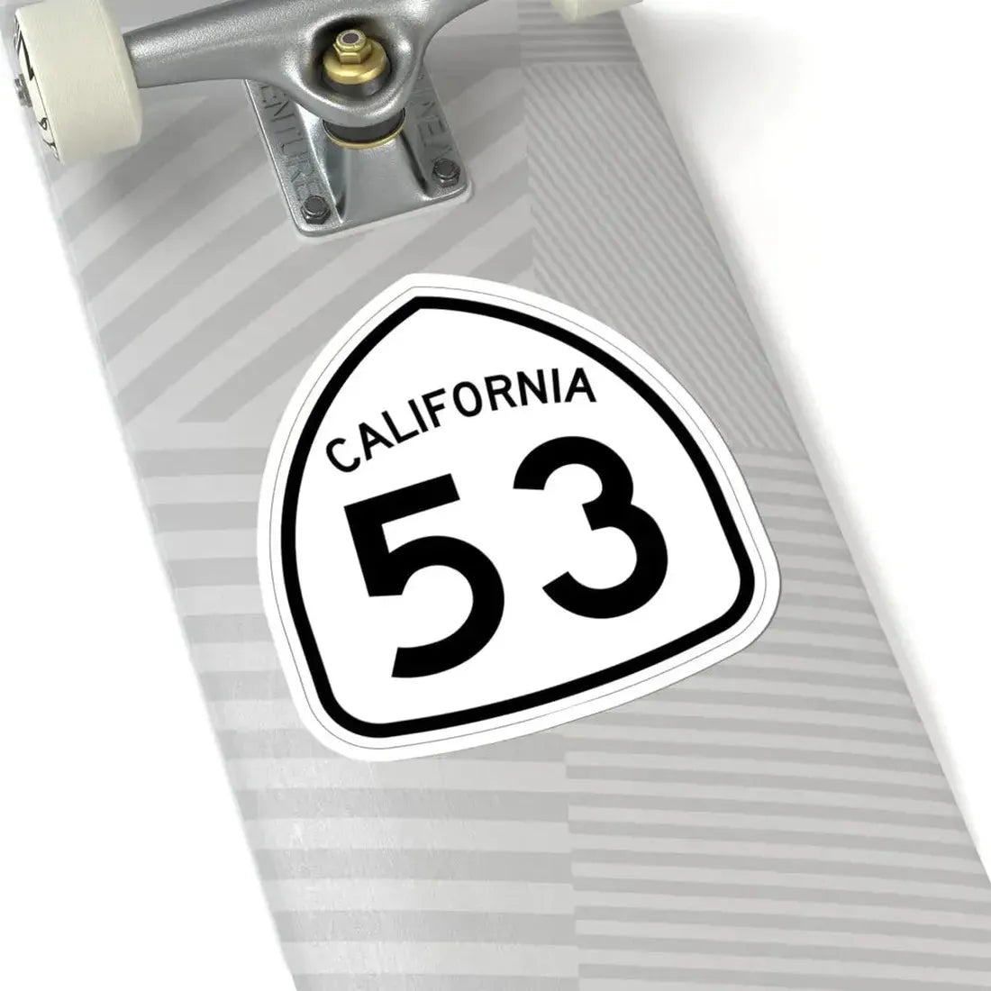 California 53 1957 (California) (Road Sign) STICKER Vinyl Kiss-Cut Decal - The Sticker Space
