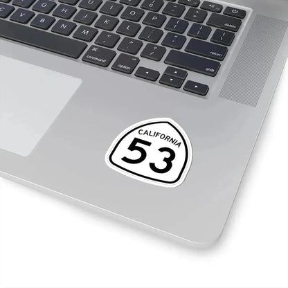 California 53 1957 (California) (Road Sign) STICKER Vinyl Kiss-Cut Decal - The Sticker Space