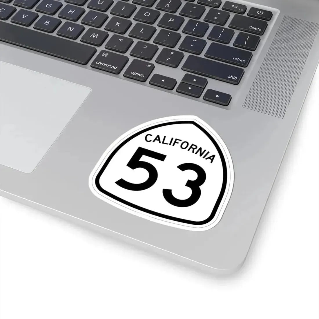 California 53 1957 (California) (Road Sign) STICKER Vinyl Kiss-Cut Decal - The Sticker Space