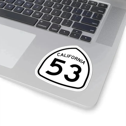 California 53 1957 (California) (Road Sign) STICKER Vinyl Kiss-Cut Decal - The Sticker Space