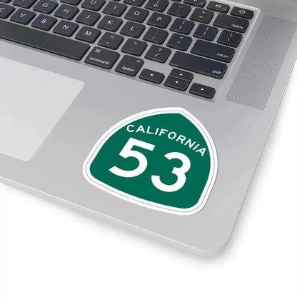 California 53 (California) (Road Sign) STICKER Vinyl Kiss-Cut Decal - The Sticker Space