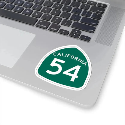 California 54 (California) (Road Sign) STICKER Vinyl Kiss-Cut Decal - The Sticker Space