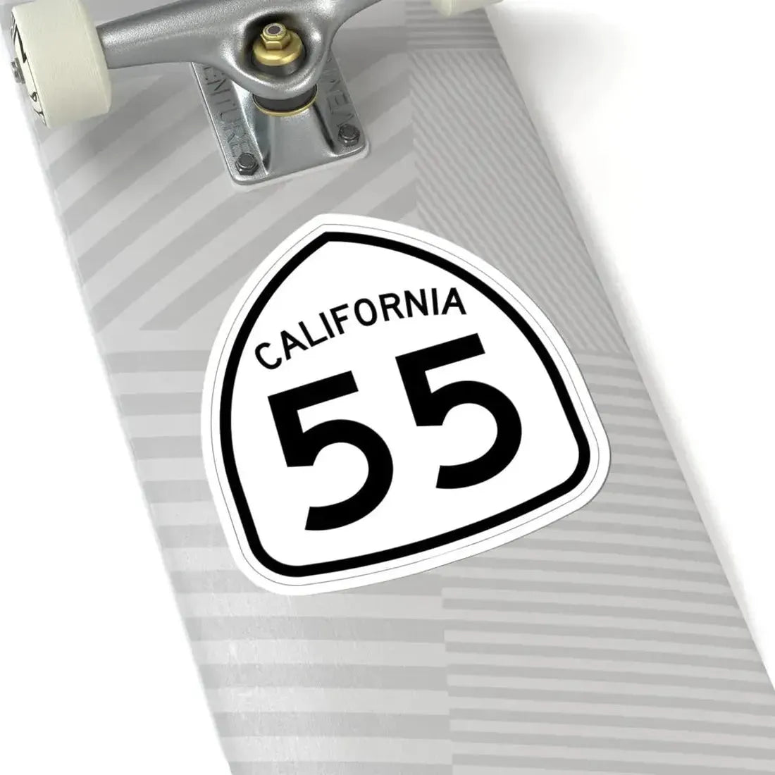 California 55 1957 (California) (Road Sign) STICKER Vinyl Kiss-Cut Decal - The Sticker Space