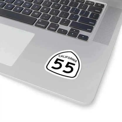 California 55 1957 (California) (Road Sign) STICKER Vinyl Kiss-Cut Decal - The Sticker Space