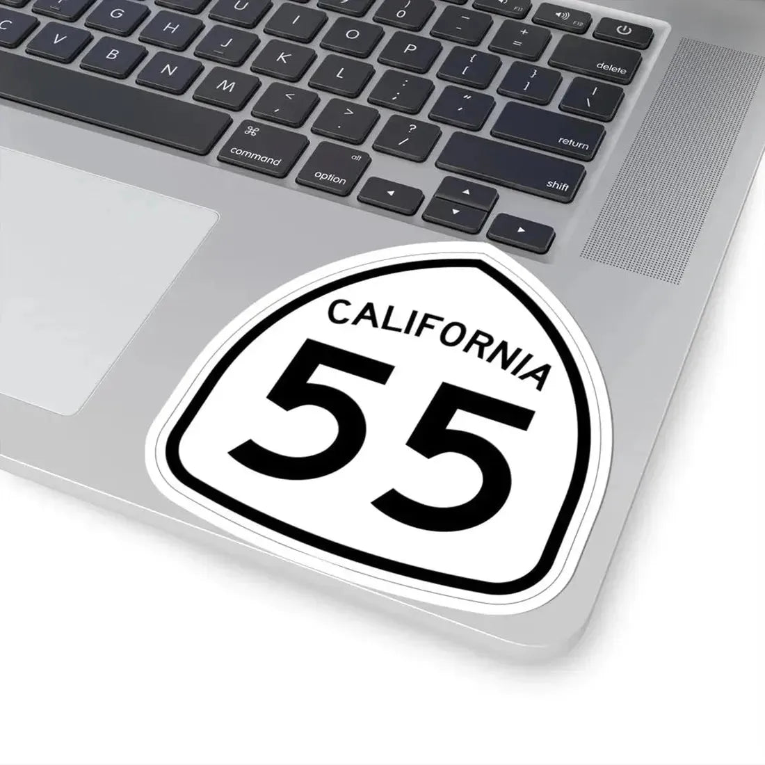 California 55 1957 (California) (Road Sign) STICKER Vinyl Kiss-Cut Decal - The Sticker Space