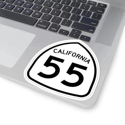 California 55 1957 (California) (Road Sign) STICKER Vinyl Kiss-Cut Decal - The Sticker Space