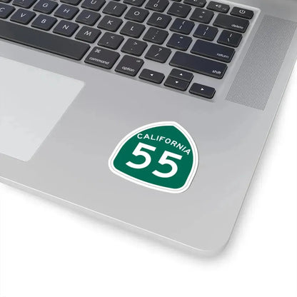 California 55 (California) (Road Sign) STICKER Vinyl Kiss-Cut Decal - The Sticker Space