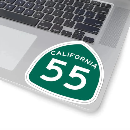 California 55 (California) (Road Sign) STICKER Vinyl Kiss-Cut Decal - The Sticker Space