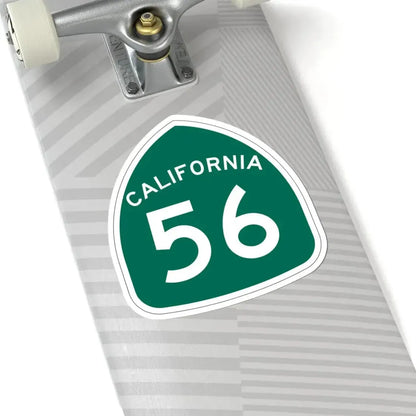 California 56 (California) (Road Sign) STICKER Vinyl Kiss-Cut Decal - The Sticker Space