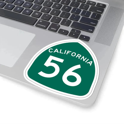 California 56 (California) (Road Sign) STICKER Vinyl Kiss-Cut Decal - The Sticker Space