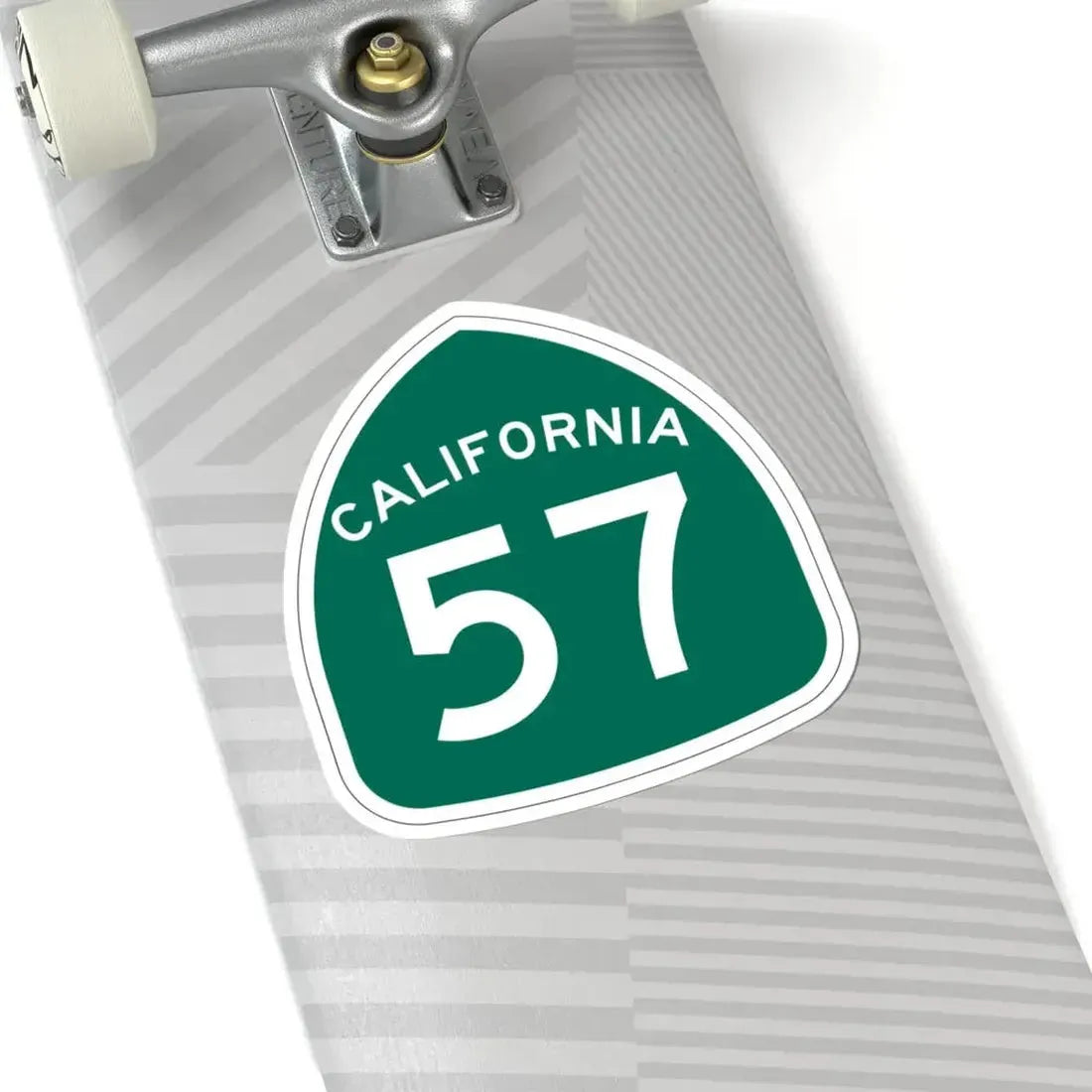 California 57 (California) (Road Sign) STICKER Vinyl Kiss-Cut Decal - The Sticker Space