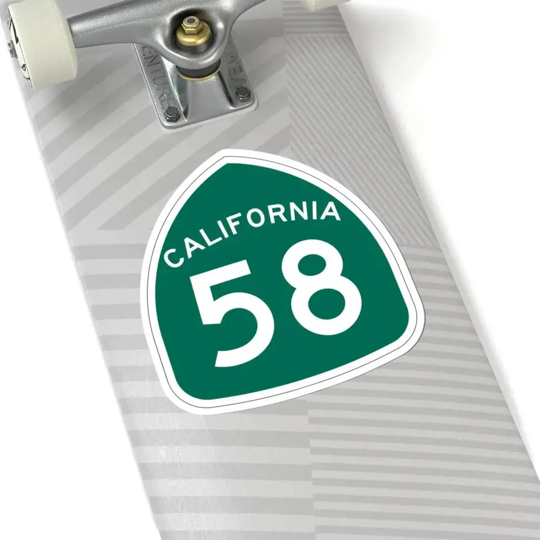 California 58 (California) (Road Sign) STICKER Vinyl Kiss-Cut Decal - The Sticker Space