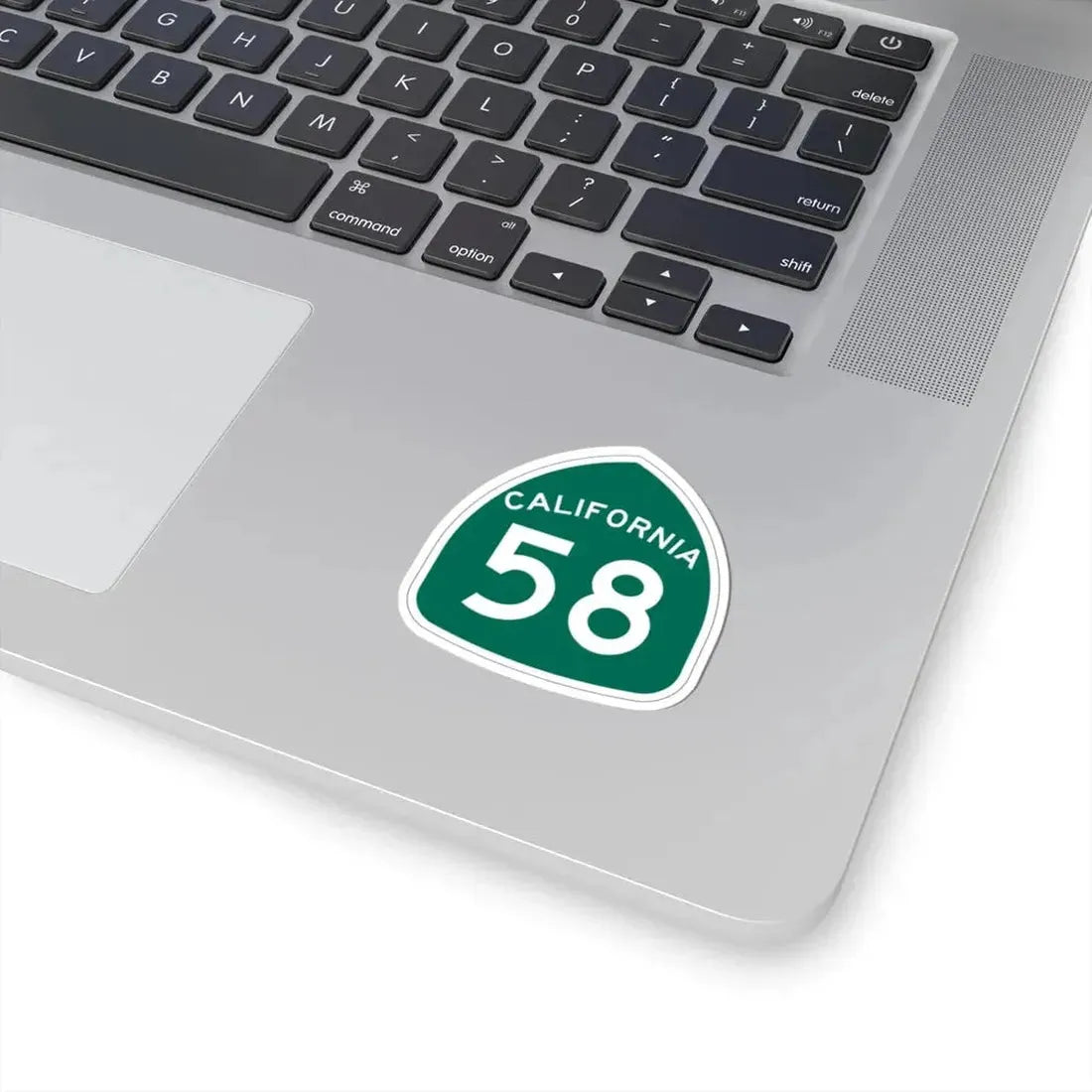 California 58 (California) (Road Sign) STICKER Vinyl Kiss-Cut Decal - The Sticker Space