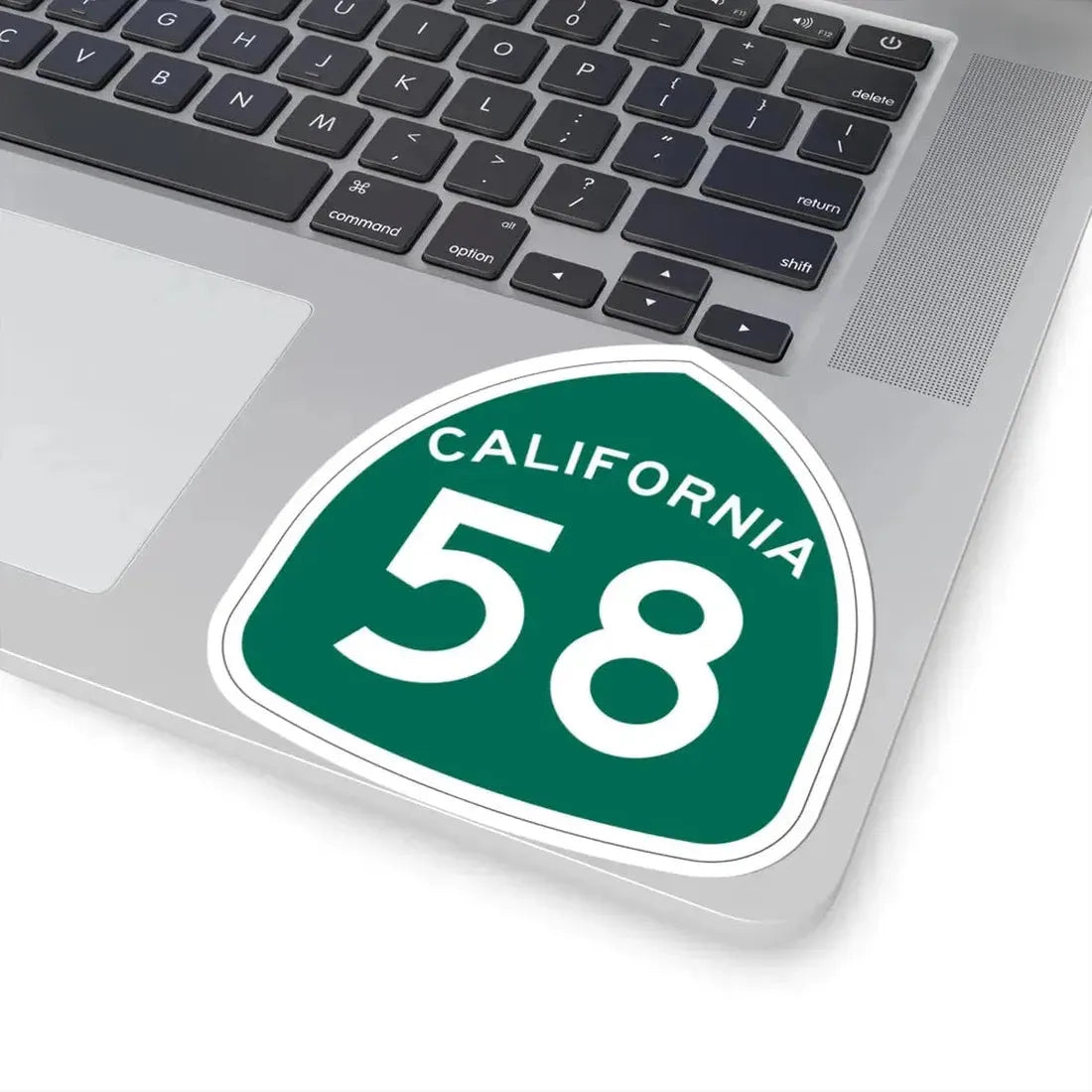 California 58 (California) (Road Sign) STICKER Vinyl Kiss-Cut Decal - The Sticker Space