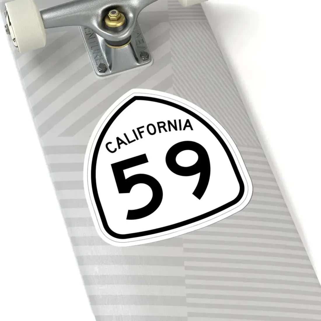 California 59 1957 (California) (Road Sign) STICKER Vinyl Kiss-Cut Decal - The Sticker Space
