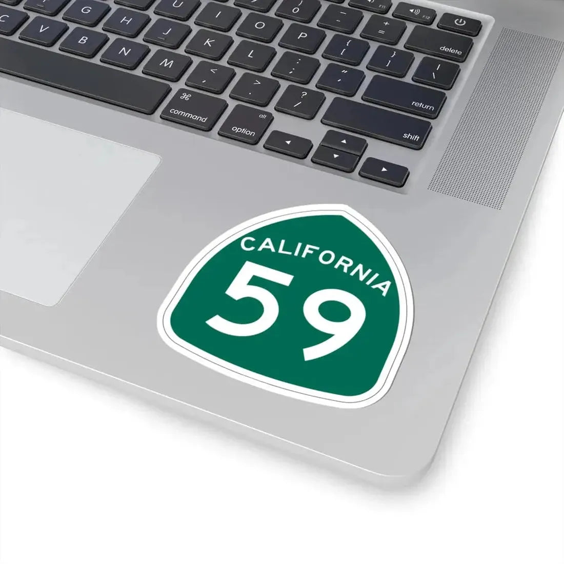 California 59 (California) (Road Sign) STICKER Vinyl Kiss-Cut Decal - The Sticker Space