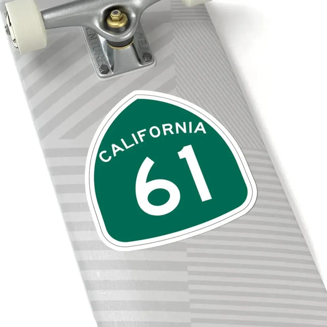 California 61 (California) (Road Sign) STICKER Vinyl Kiss-Cut Decal - The Sticker Space