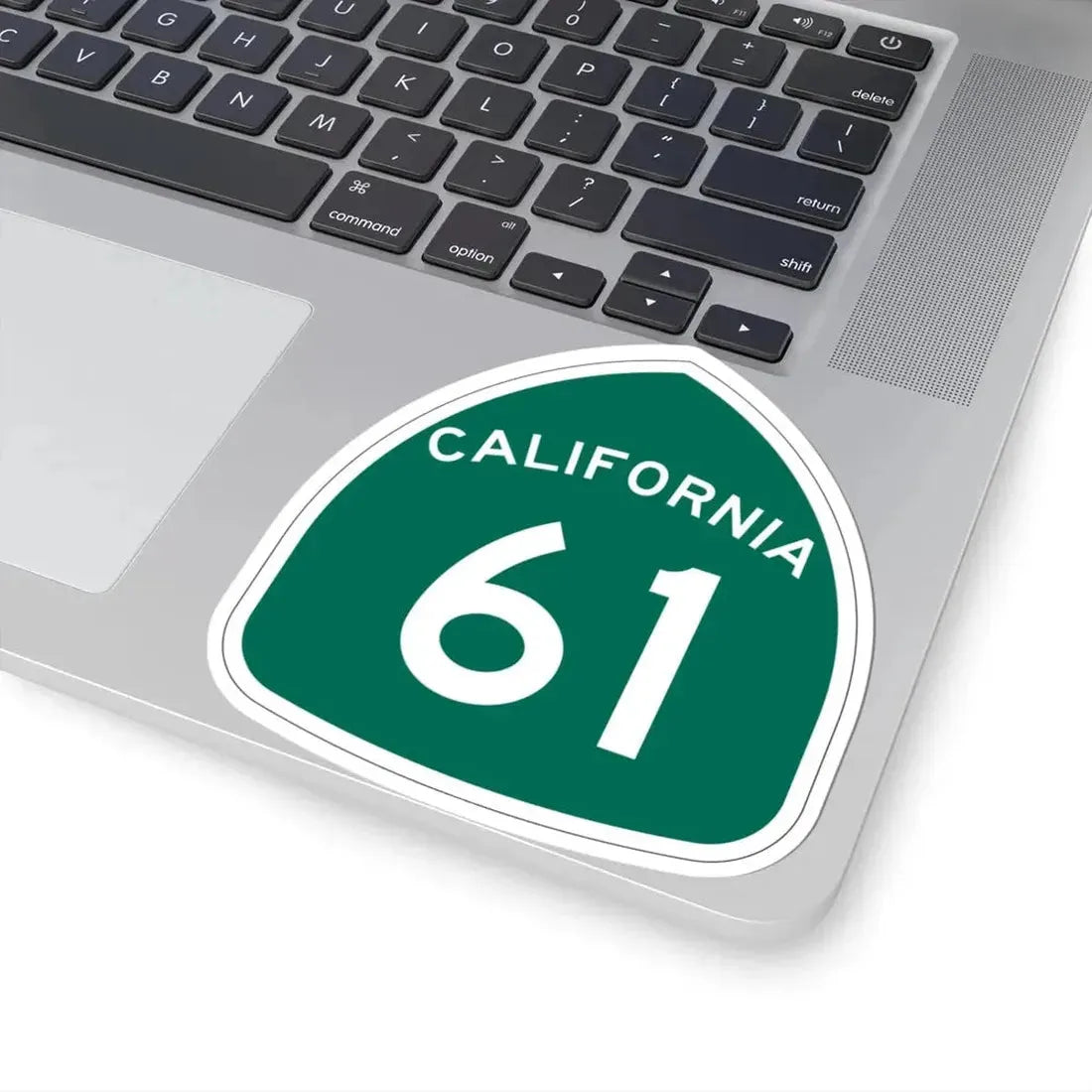 California 61 (California) (Road Sign) STICKER Vinyl Kiss-Cut Decal - The Sticker Space