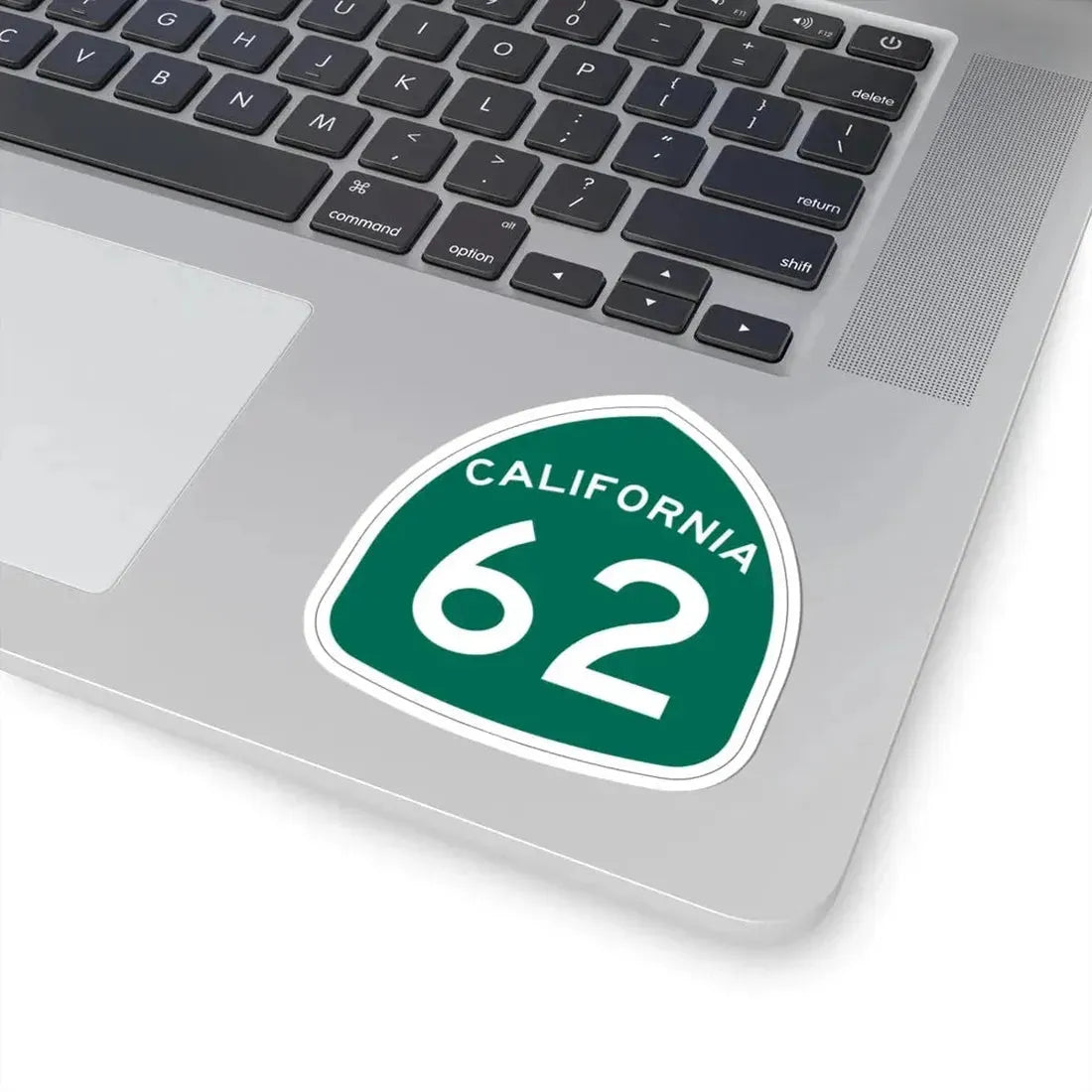 California 62 (California) (Road Sign) STICKER Vinyl Kiss-Cut Decal - The Sticker Space
