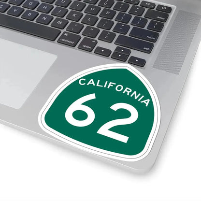 California 62 (California) (Road Sign) STICKER Vinyl Kiss-Cut Decal - The Sticker Space