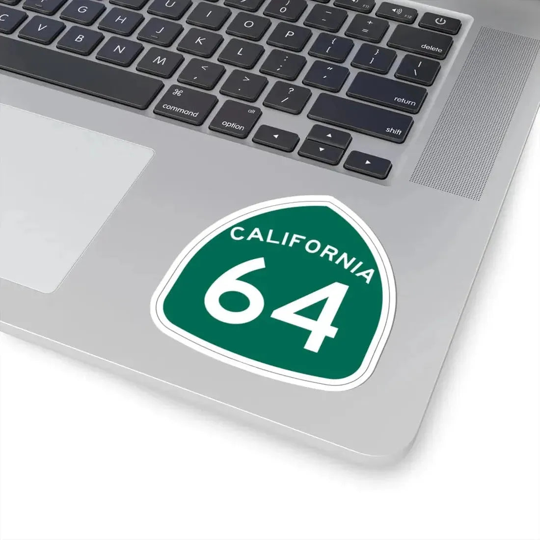 California 64 (California) (Road Sign) STICKER Vinyl Kiss-Cut Decal - The Sticker Space