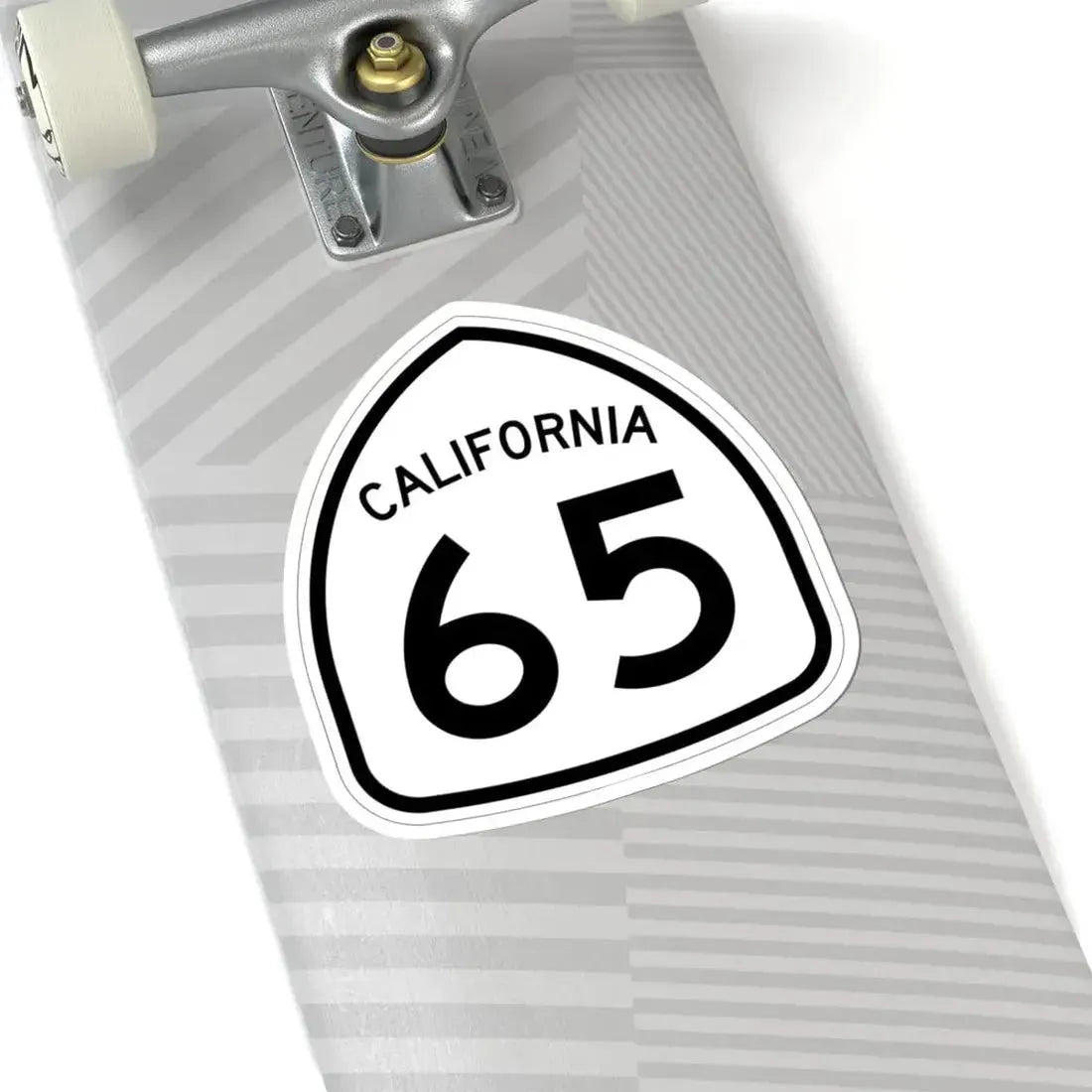 California 65 1957 (California) (Road Sign) STICKER Vinyl Kiss-Cut Decal - The Sticker Space