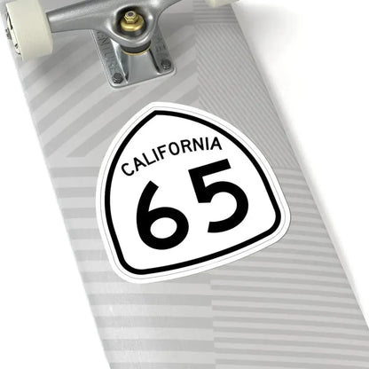 California 65 1957 (California) (Road Sign) STICKER Vinyl Kiss-Cut Decal - The Sticker Space