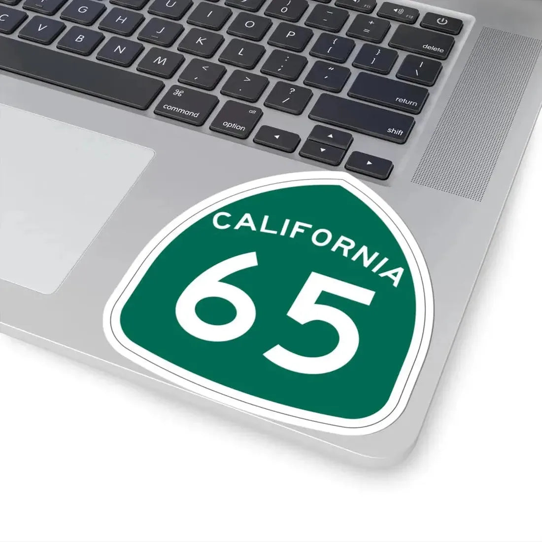 California 65 (California) (Road Sign) STICKER Vinyl Kiss-Cut Decal - The Sticker Space