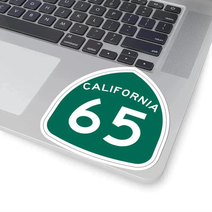 California 65 (California) (Road Sign) STICKER Vinyl Kiss-Cut Decal - The Sticker Space
