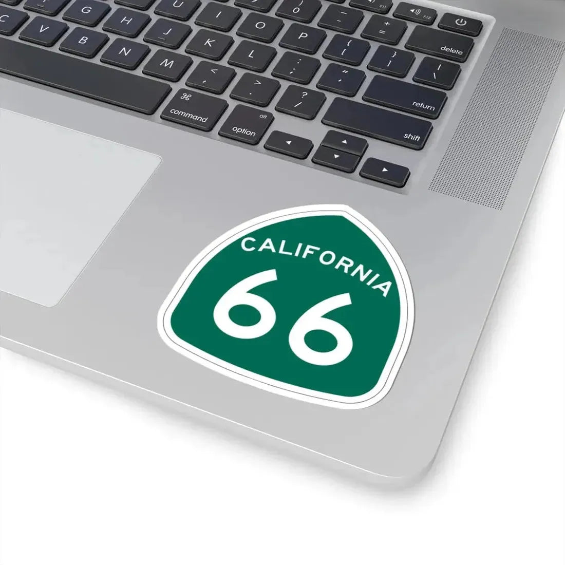 California 66 (California) (Road Sign) STICKER Vinyl Kiss-Cut Decal - The Sticker Space