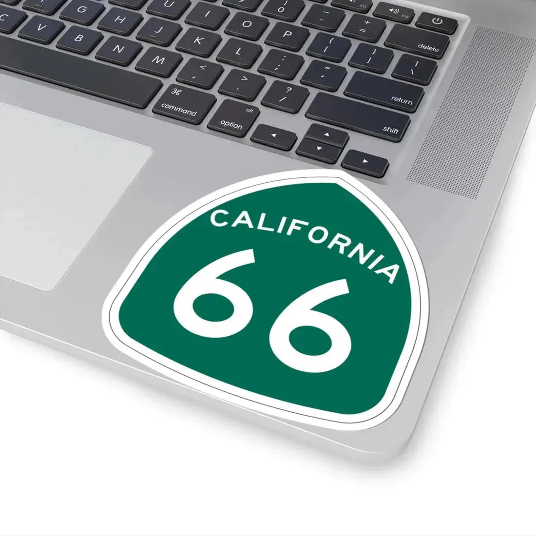 California 66 (California) (Road Sign) STICKER Vinyl Kiss-Cut Decal - The Sticker Space