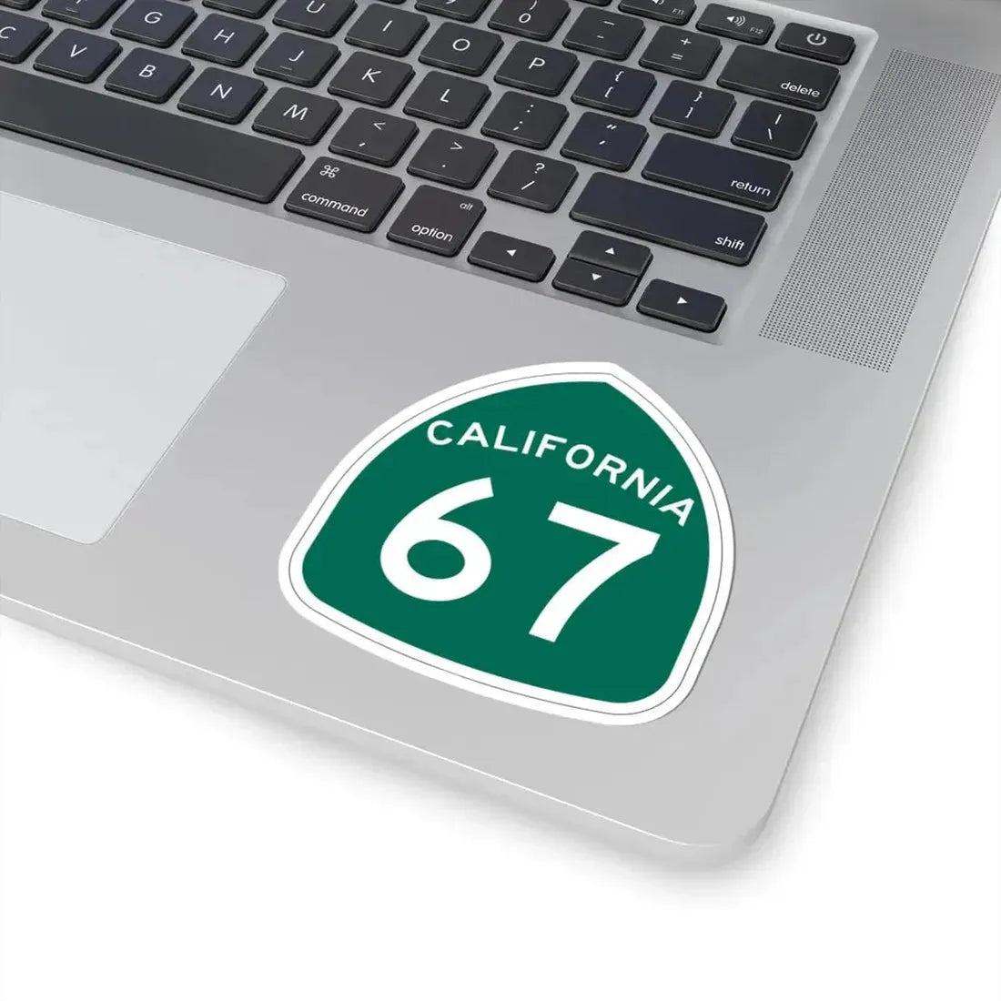California 67 (California) (Road Sign) STICKER Vinyl Kiss-Cut Decal - The Sticker Space