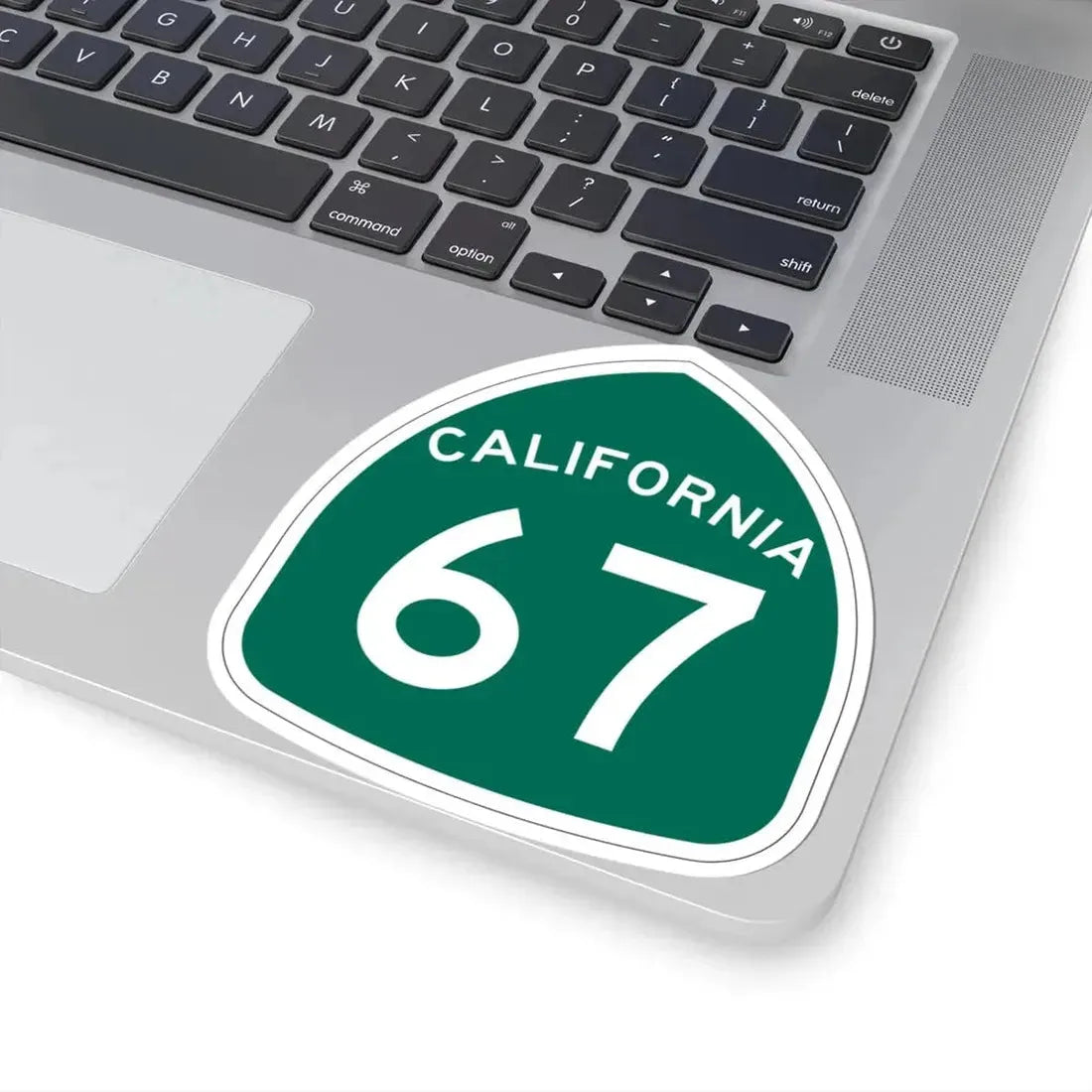 California 67 (California) (Road Sign) STICKER Vinyl Kiss-Cut Decal - The Sticker Space