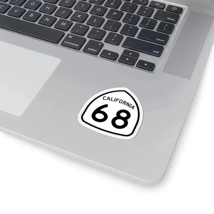 California 68 1957 (California) (Road Sign) STICKER Vinyl Kiss-Cut Decal - The Sticker Space