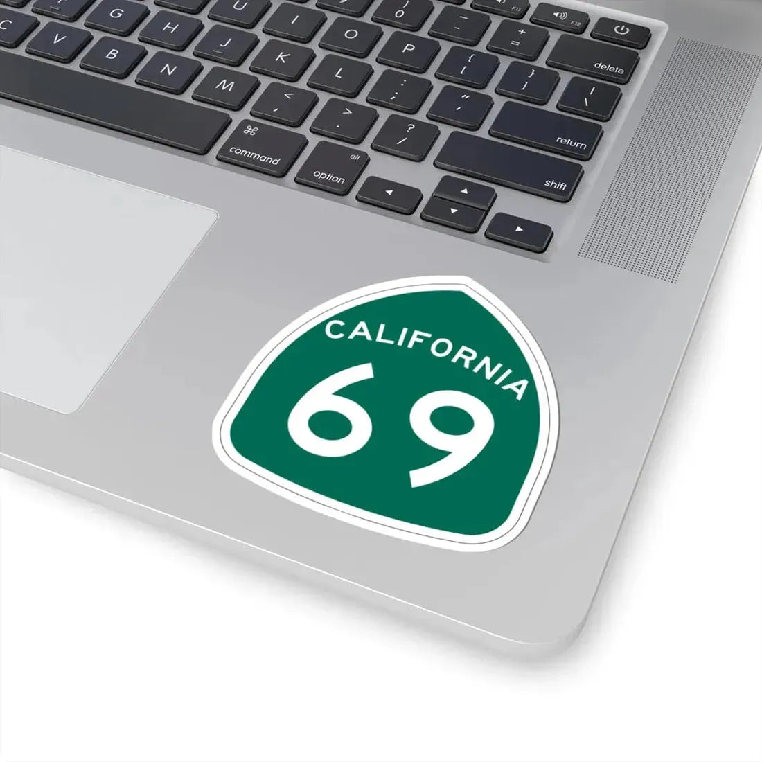 California 69 (California) (Road Sign) STICKER Vinyl Kiss-Cut Decal - The Sticker Space