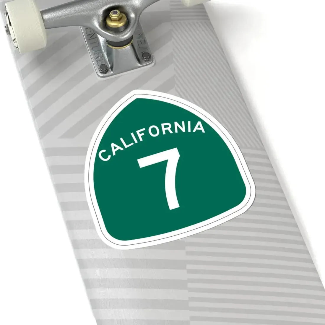 California 7 (California) (Road Sign) STICKER Vinyl Kiss-Cut Decal - The Sticker Space