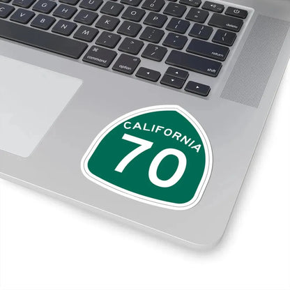 California 70 (California) (Road Sign) STICKER Vinyl Kiss-Cut Decal - The Sticker Space